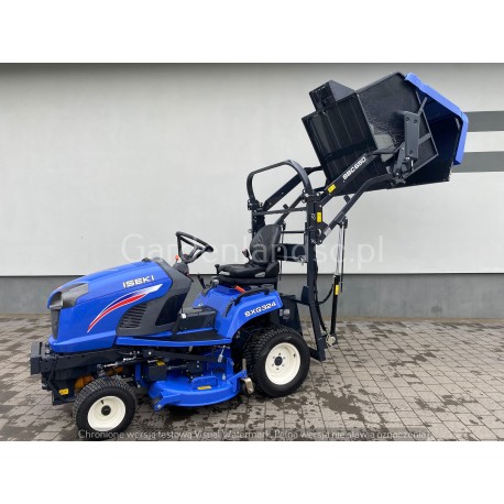 Traktor ogrodowy Iseki SXG 324 - wysoki wysyp