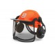 Kask leśny Husqvarna Functional fluorescencyjny