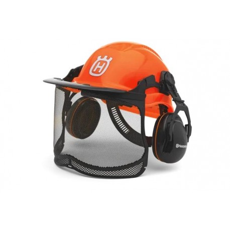 Kask leśny Husqvarna Functional fluorescencyjny
