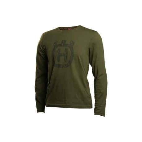 T-shirt z długim rękawem Husqvarna Xplorer zielony