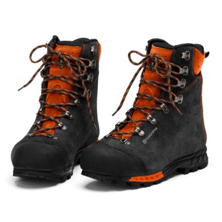 Ochronne skórzane buty z ochroną przed przecięciem Hudqvarna Functional 24