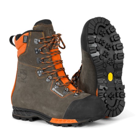 Ochronne skórzane buty z ochroną przed przecięciem Husqvarna Functional 24