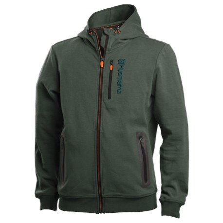 Bluza z kapturem Husqvarna Xplorer zielona